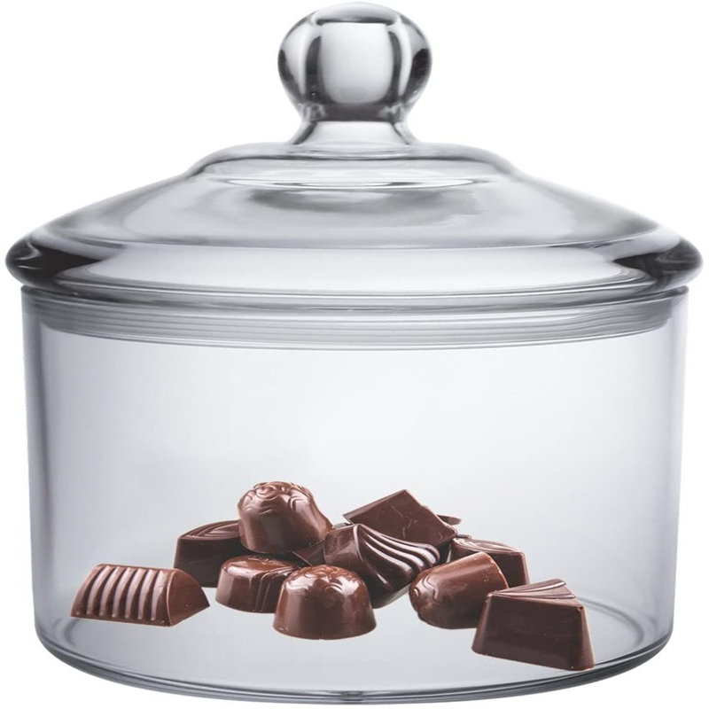 Red Barrel Studio® Cookie Jar, Kitchen Clear Acrylic Airtight Jar For
